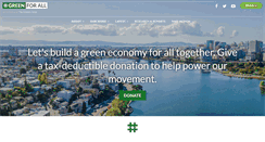 Desktop Screenshot of greenforall.org